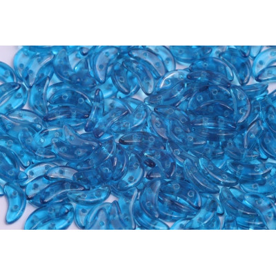 Czech Mates Crescent 10x3 mm N. 142 Capri Blue 