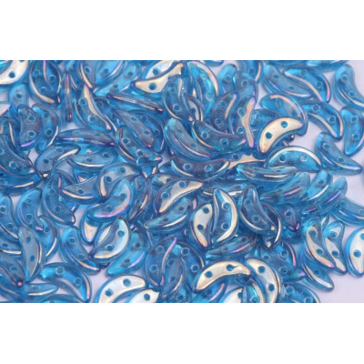 Czech Mates Crescent N. 143 Luster Iris - Capri Blue 