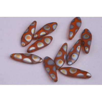 Dagger beads 5x16 mm N. 4303 Brown