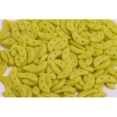 Czech Mates Crescent 10x3 mm N. 147 Matte Chartreuse 