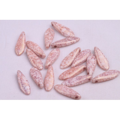 Dagger beads 5x16 mm N. 326 Pink
