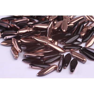 Dagger beads 5x16 mm N. 5244 Black