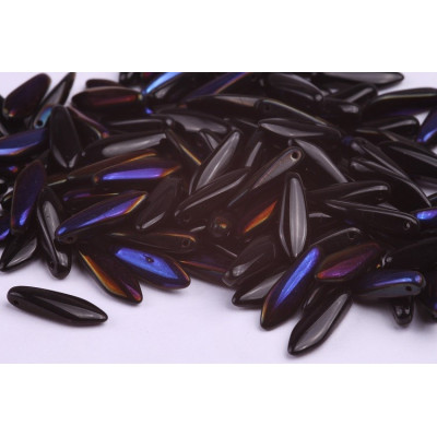 Dagger beads 5x16 mm N. 5246 Black