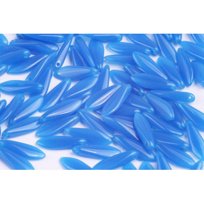 Dagger beads 5x16 mm N. 76 Opale Acquamarina Blu