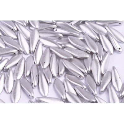 Dagger beads 5x16 mm N. 78 CRYSTAL BRONZE ALUMINIUM