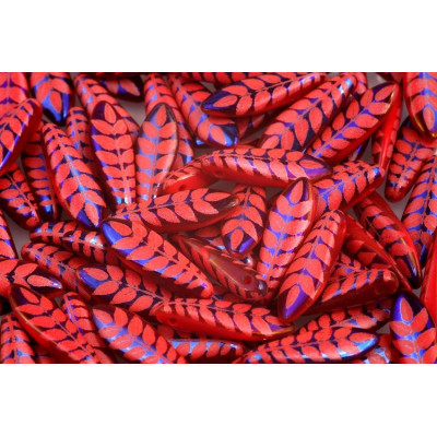 Daghe 5X16 mm N. 43 Rosso