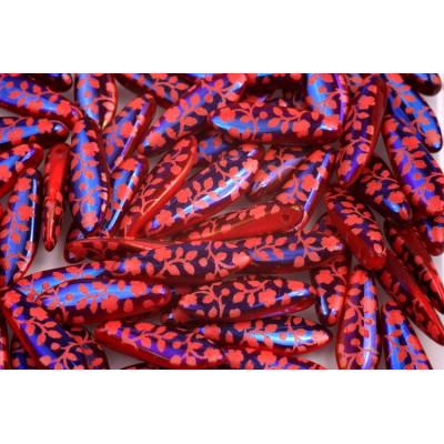 Daghe 5X16 mm N. 44 Rosso