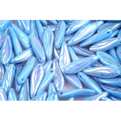 Dagger beads 5x16 mm N. 45 Light blue