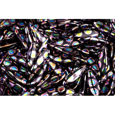 Dagger beads 5x16 mm N. 21 Black