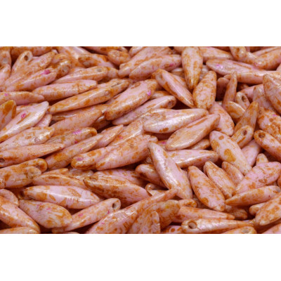 Dagas 5X16 mm N. 1739 OPAQUE PINK SPOTTED