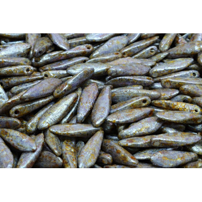 Dagues 5X16 mm N. 1745 OPAQUE GREY SPOTTED