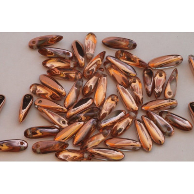 Daghe 3x11 mm N. 2276 CRYSTAL CAPRI GOLD