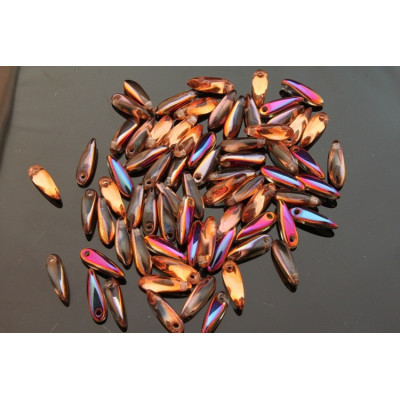Dagger beads 3x11 mm N. 2263 CRYSTAL SLIPERIT