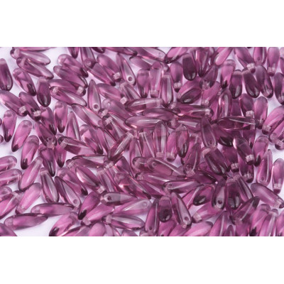 Dagger beads 3x11 mm N. 3577 Violet