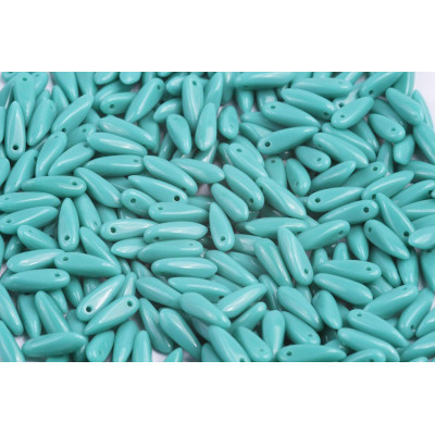 Dagger beads 3x11 mm N. 3588 Light blue