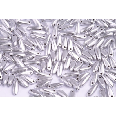 Dagger beads 3x11 mm N. 3589 CRYSTAL BRONZE ALUMINIUM