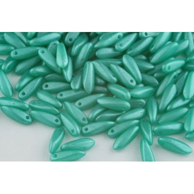 Dagger beads 3x11 mm N. 3665 Light blue