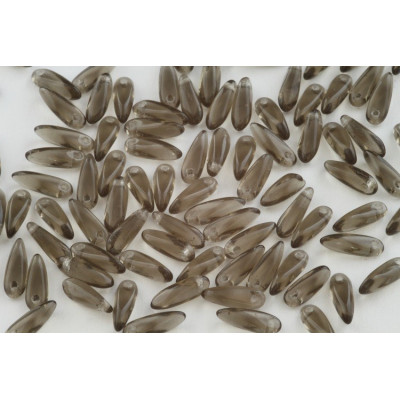 Dagger beads 3x11 mm N. 4077 Grey
