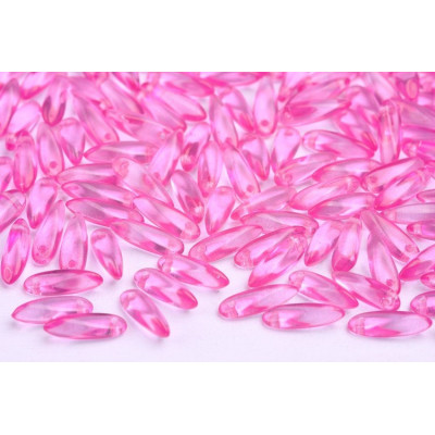 Dagger beads 3x11 mm N. 4845 Pink
