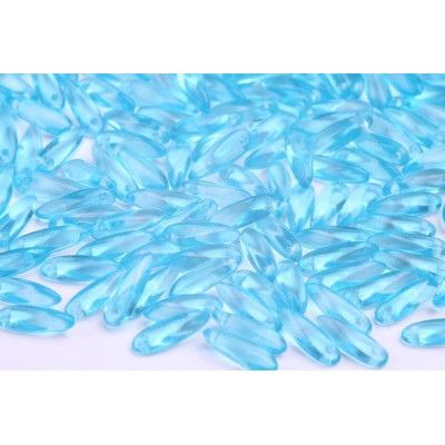 Dagger beads 3x11 mm N. 4847 Light blue