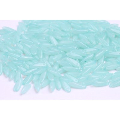 Dagger beads 3x11 mm N. 4897 Light blue