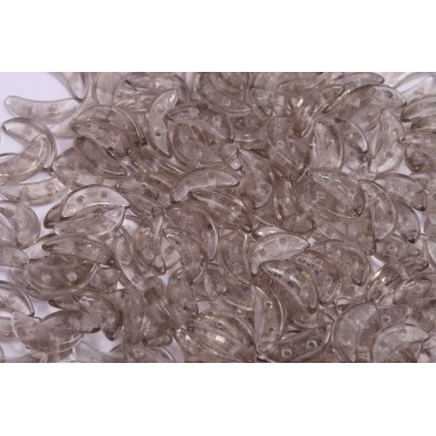 Czech Mates Crescent 10x3 mm N. 171 Black Diamond 