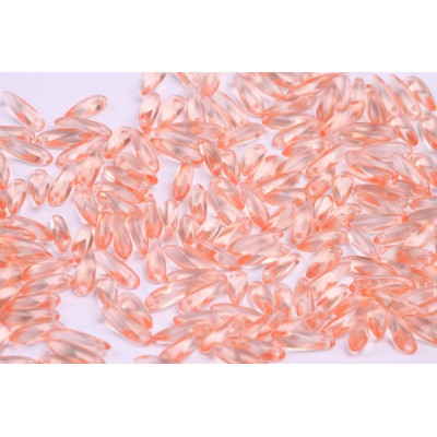 Dagger beads 3x11 mm N. 4989 Orange