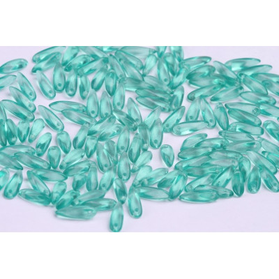 Dagger beads 3x11 mm N. 4996 Light blue