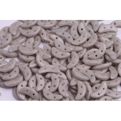 Czech Mates Crescent 10x3 mm N. 172 Opaque Lilac Gray 