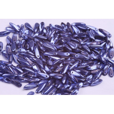 Dagger beads 3x11 mm N. 5007 Violet