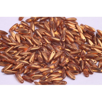 Dagger beads 3x11 mm N. 5014 Copper
