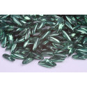 Dagger beads 3x11 mm N. 5153 Green