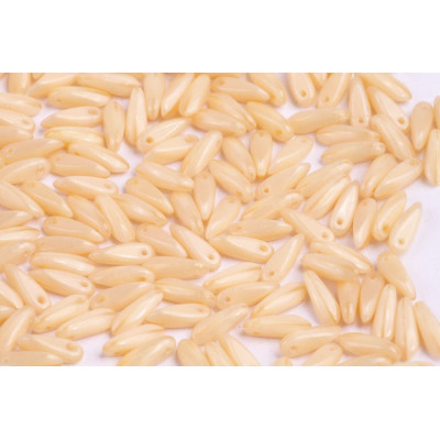 Dagger beads 3x11 mm N. 62 SILK YELLOW