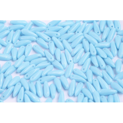 Dagger beads 3x11 mm N. 65  AZZURRO