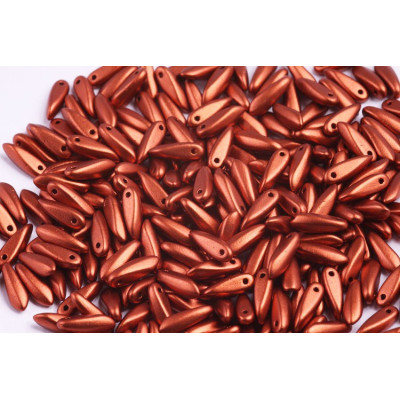 Dagues 3x11 mm N. 101 CRYSTAL BRONZE FIRE RED