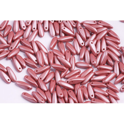 Dagger beads 3x11 mm N. 381 PEARL SHINE AUTUMN LEAF