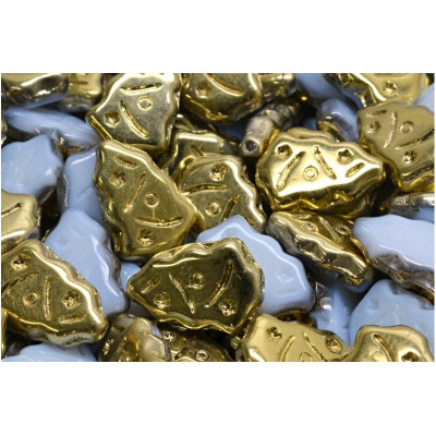 Christmas Tree Beads 17x12 N. 2237 WHITE AMBER