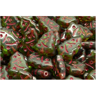 Christmas Tree Beads 17x12 N. 2251 Grün