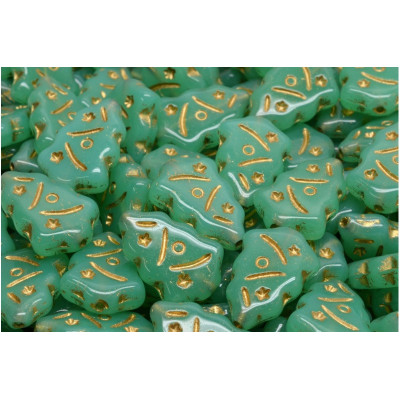 Christmas Tree Beads 17x12 N. 2255 Vert