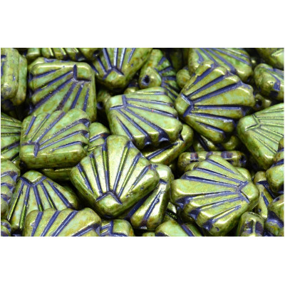 Diafan Beads 17x17 mm N. 2223 Green