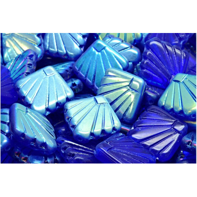 Diafan Beads 17x17 mm N. 2229 Blue