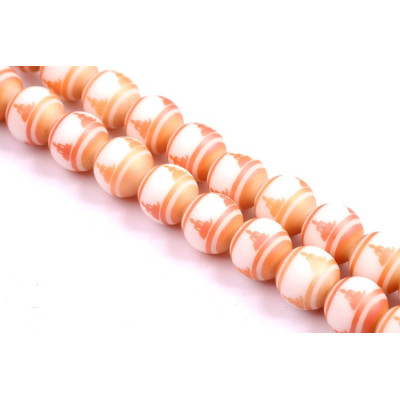 Round bead Laser 10 mm N. 29 White