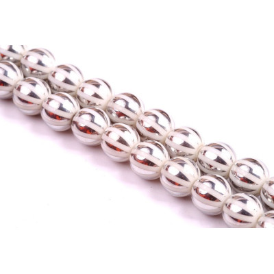 Round bead Laser 10 mm N. 31 White