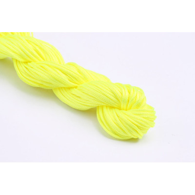 Hilo de nilón trenzado 1 mm N. 3 Amarillo