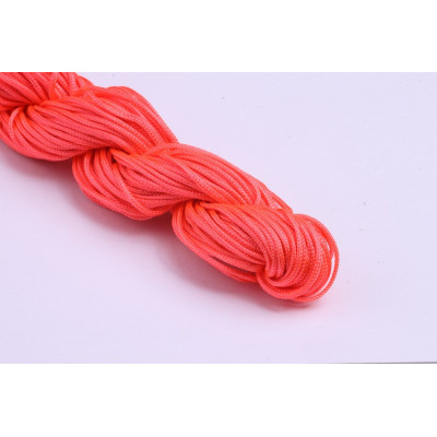 Nylonschnüre-Armbänder 1 mm N. 10 Rot