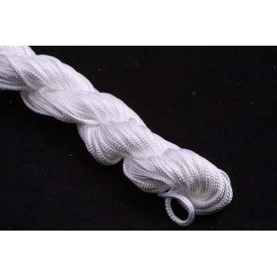 Hilo de nilón trenzado 2 mm N. 31 Blanco
