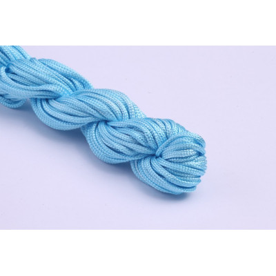 Nylonschnüre-Armbänder 2 mm N. 43 Hellblau