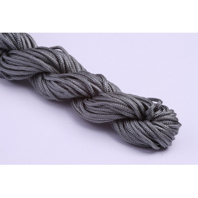 Hilo de nilón trenzado 2 mm N. 48 Gris