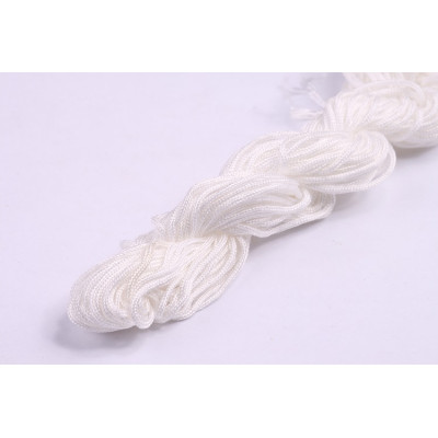 Nylonschnüre-Armbänder 2 mm N. 68 Weiß