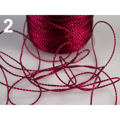 Strings with lurex 0,8 mm N. 2 Violet